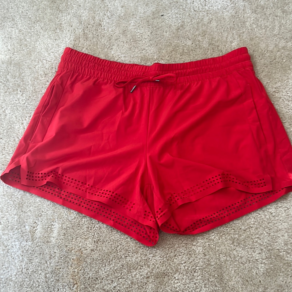 Excellent Used Condition Red Athleta Shorts